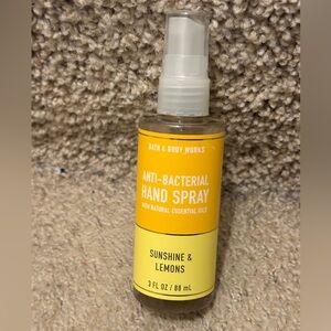Bath & Body Works Sunshine & Lemons Anti-Bacterial Hand Spray **see description